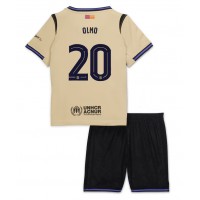Barcelona Dani Olmo #20 Vonkajší Detský futbalový dres 2025-26 Krátky Rukáv (+ trenírky)